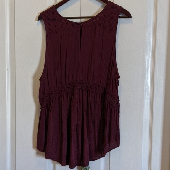 2/$20 Kismet boho sleeveless blouse - Picture 4 of 7
